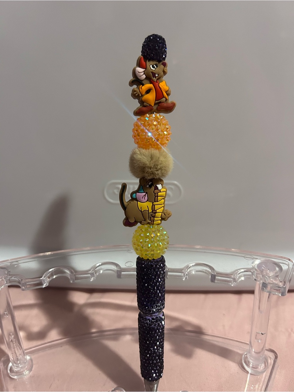 Jaq and Gus beaded pen from Cinderella